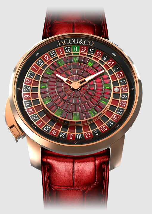 Review Jacob & Co casino tourbillon RUBIES CA100.40.AB.BC.A Replica watch